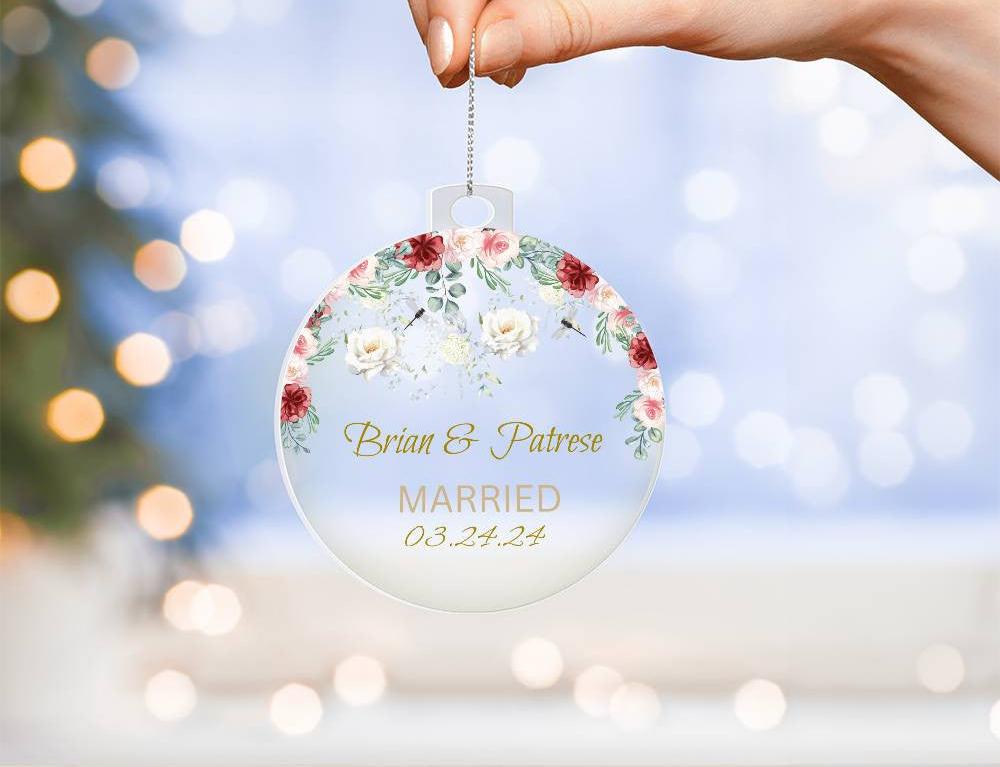 Personalized Mr. & Mrs. Acrylic Ornament!