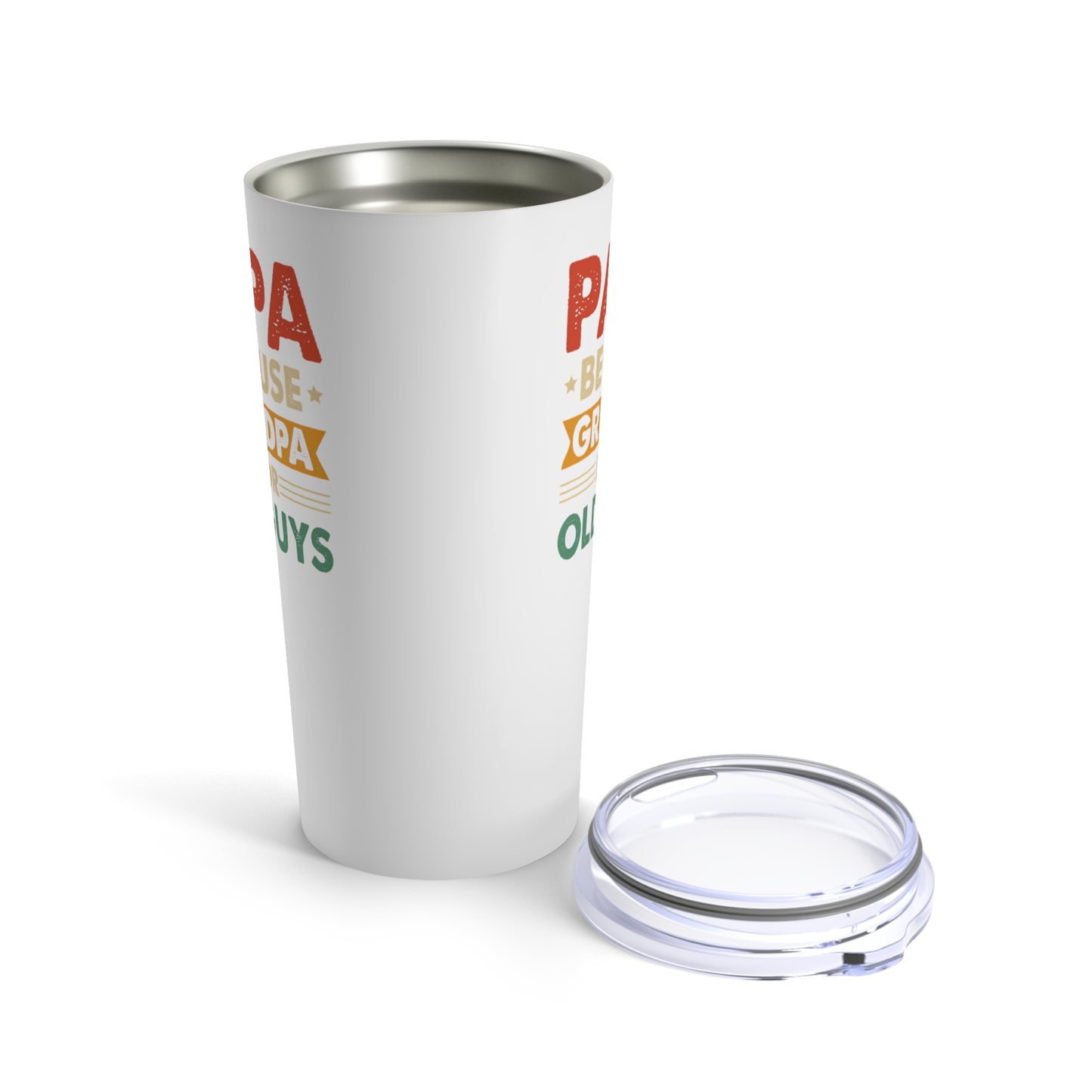 "Grandpa is for Old Guys" Stainless Steel 20oz Tumbler