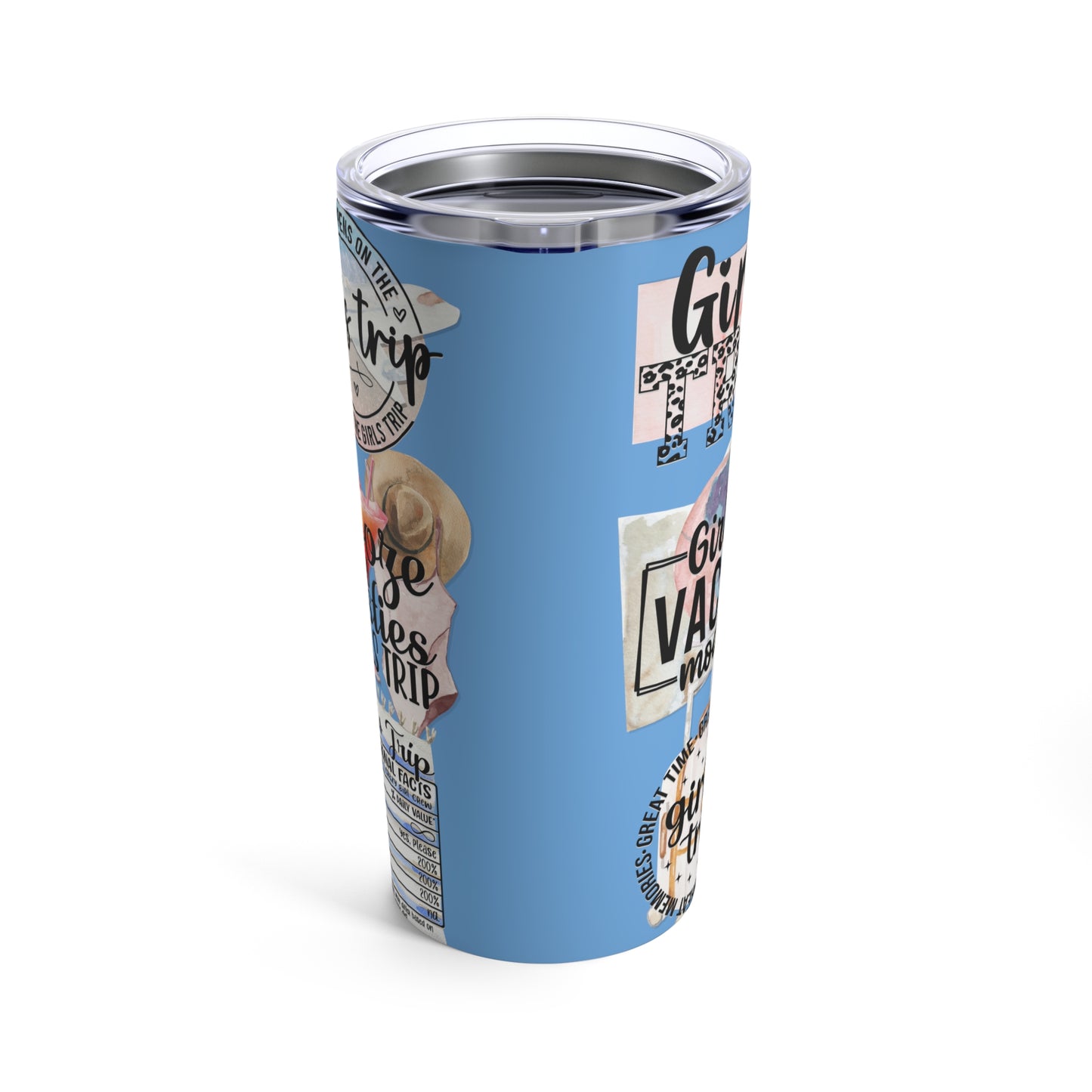 "Warning! Girl's Trip In Progress" Stainless Steel Tumbler 20oz