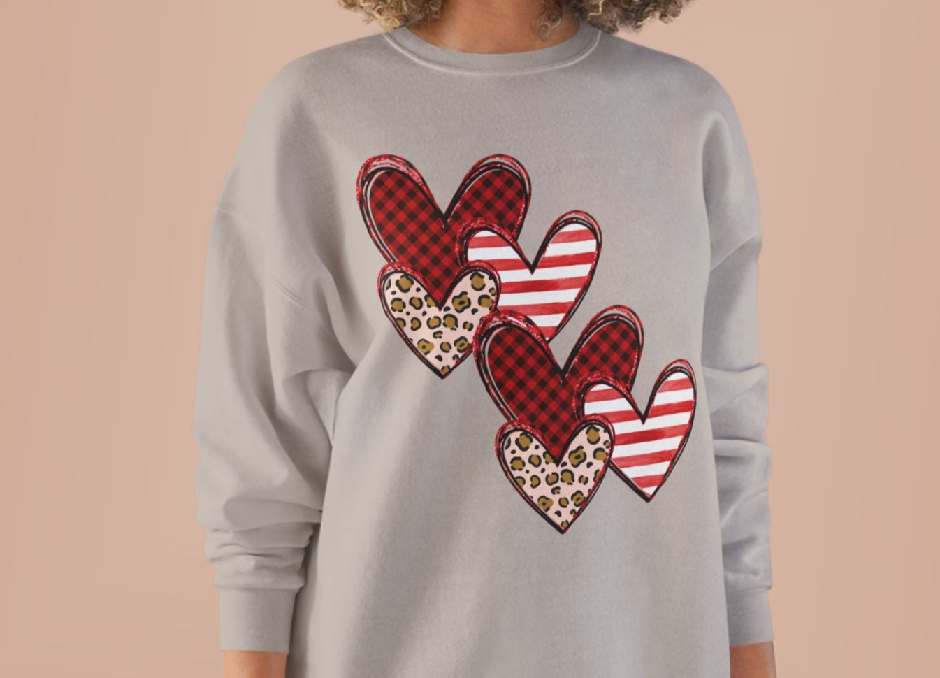 Valentine Heart Coquette Crewneck Sweatshirt!