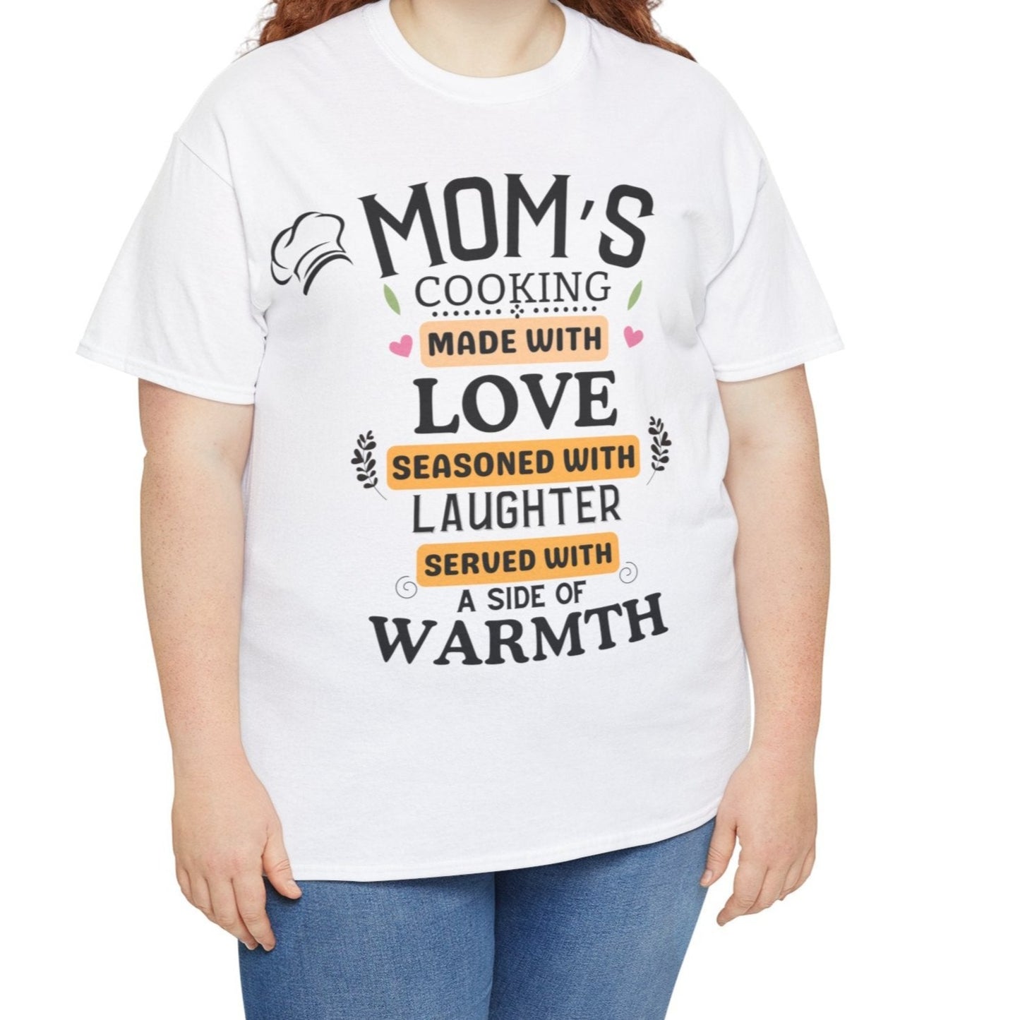 Mom's Kitchen 'Seasoned with Laughter" T-Shirt