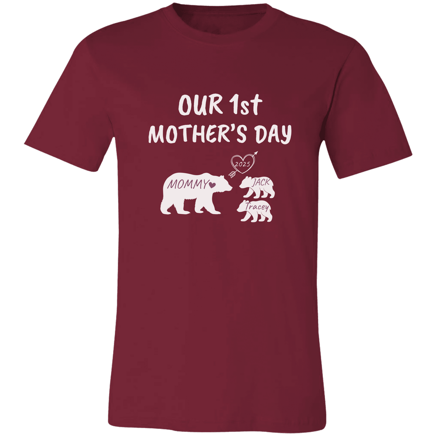 Our 1st Mother's Day Shirt, Custom With Names