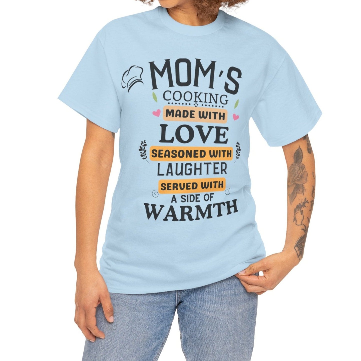 Mom's Kitchen 'Seasoned with Laughter" T-Shirt