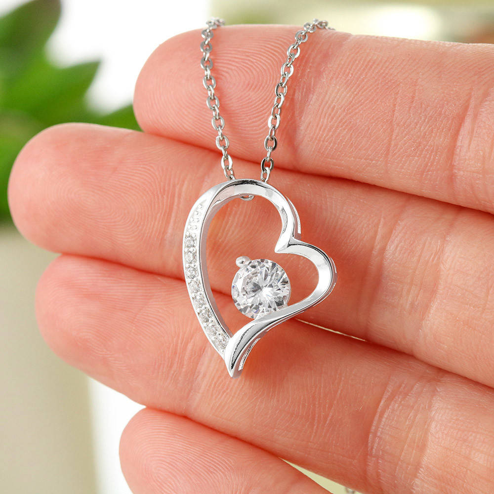 Personalized To My Granddaughter "2025 Graduate" Forever Love Necklace!