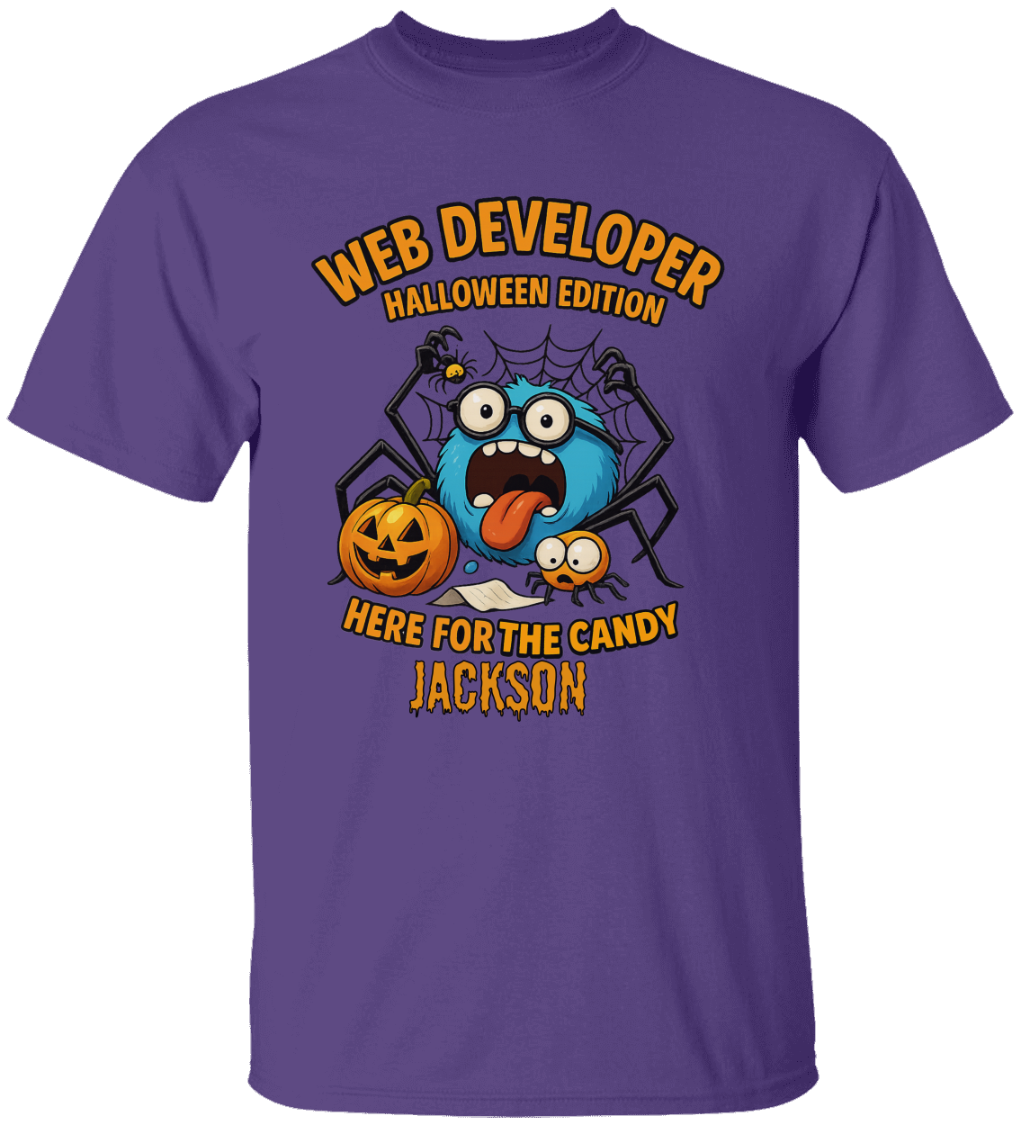Funny Cute, Personalize Youth Halloween graphic T-Shirt| Tote Bag