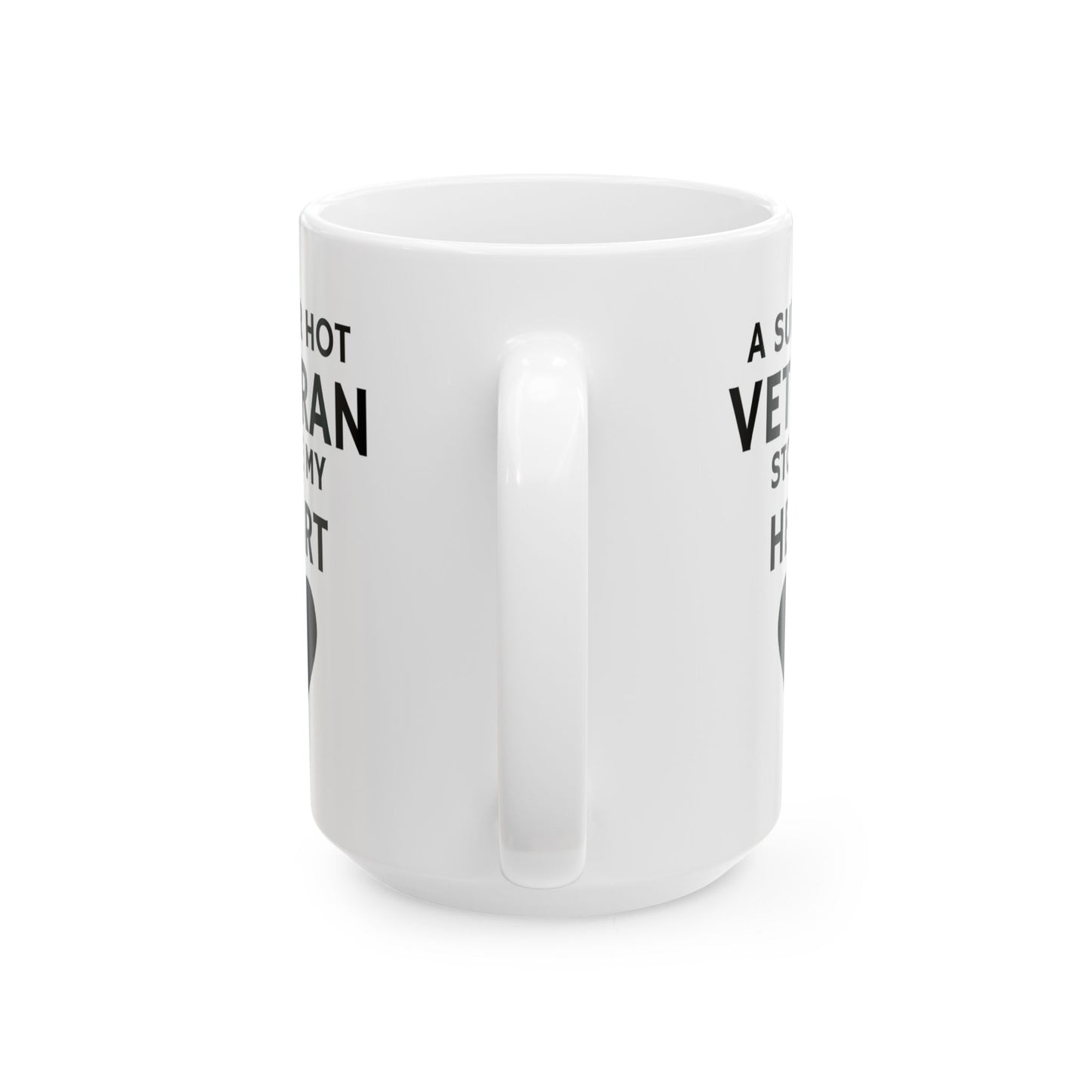 Valentine "Super Hot Veteran" Coffee Mug, (15oz)
