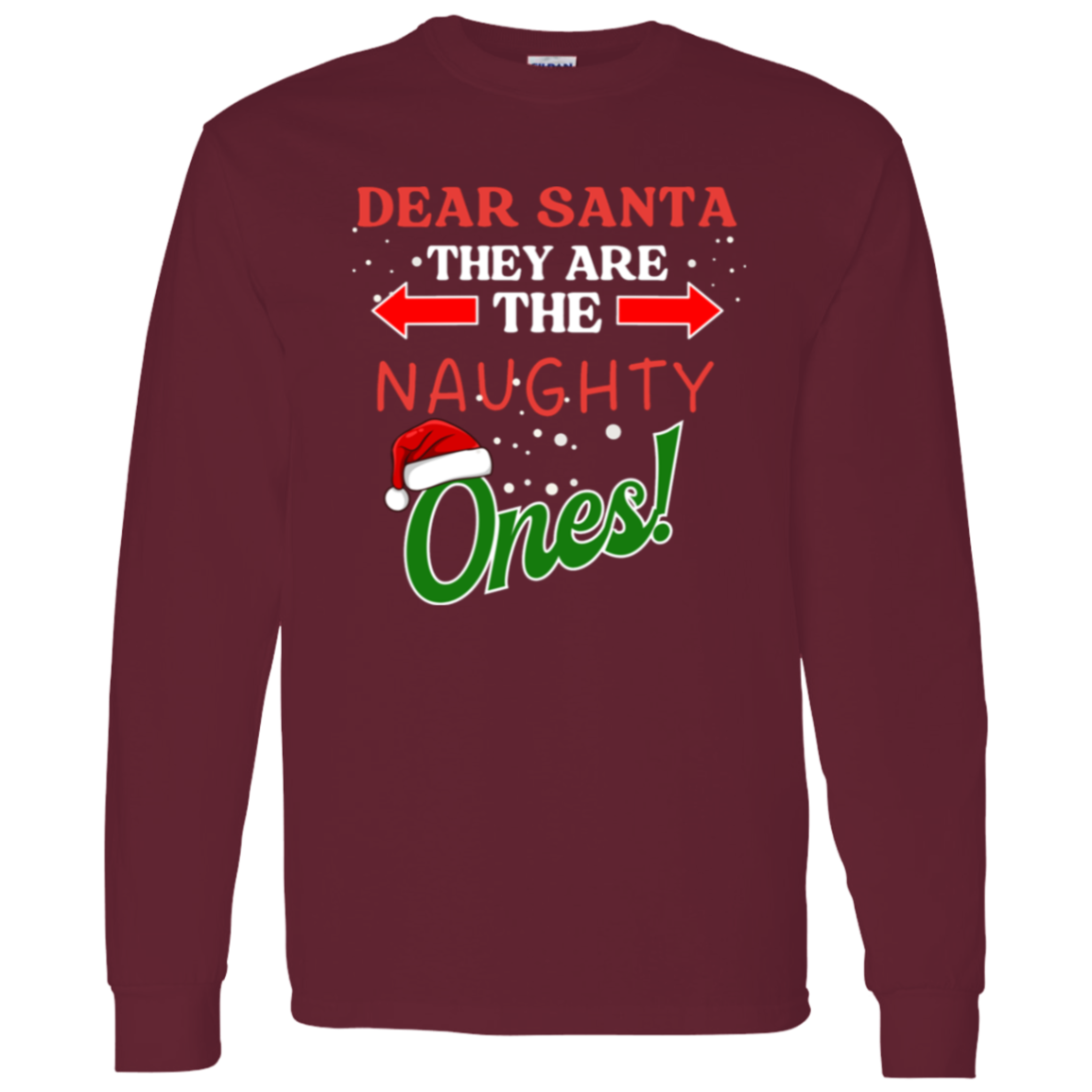 Funny Christmas "Naughty Ones" T-Shirt
