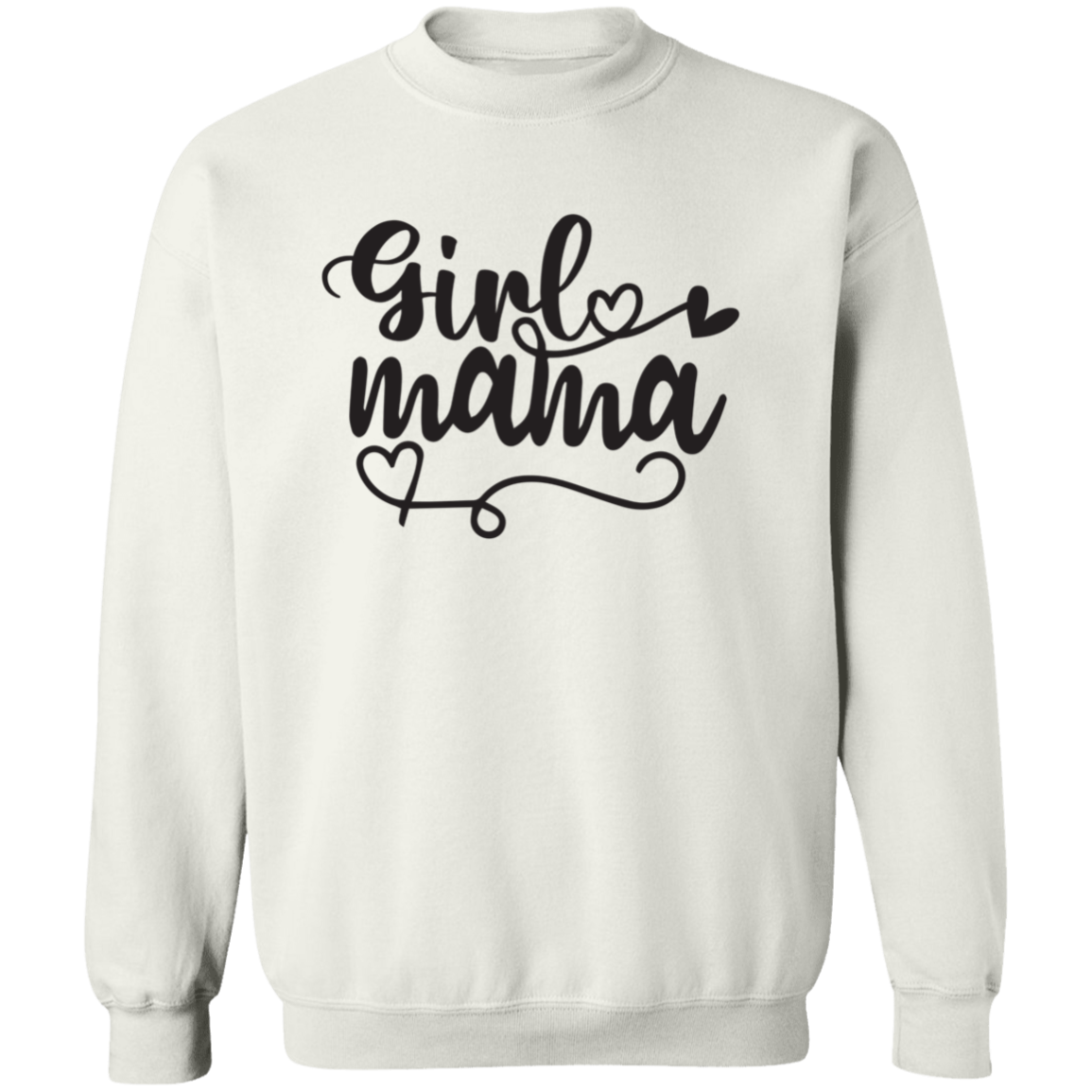"Girl Mama" Crewneck Pullover Sweatshirt