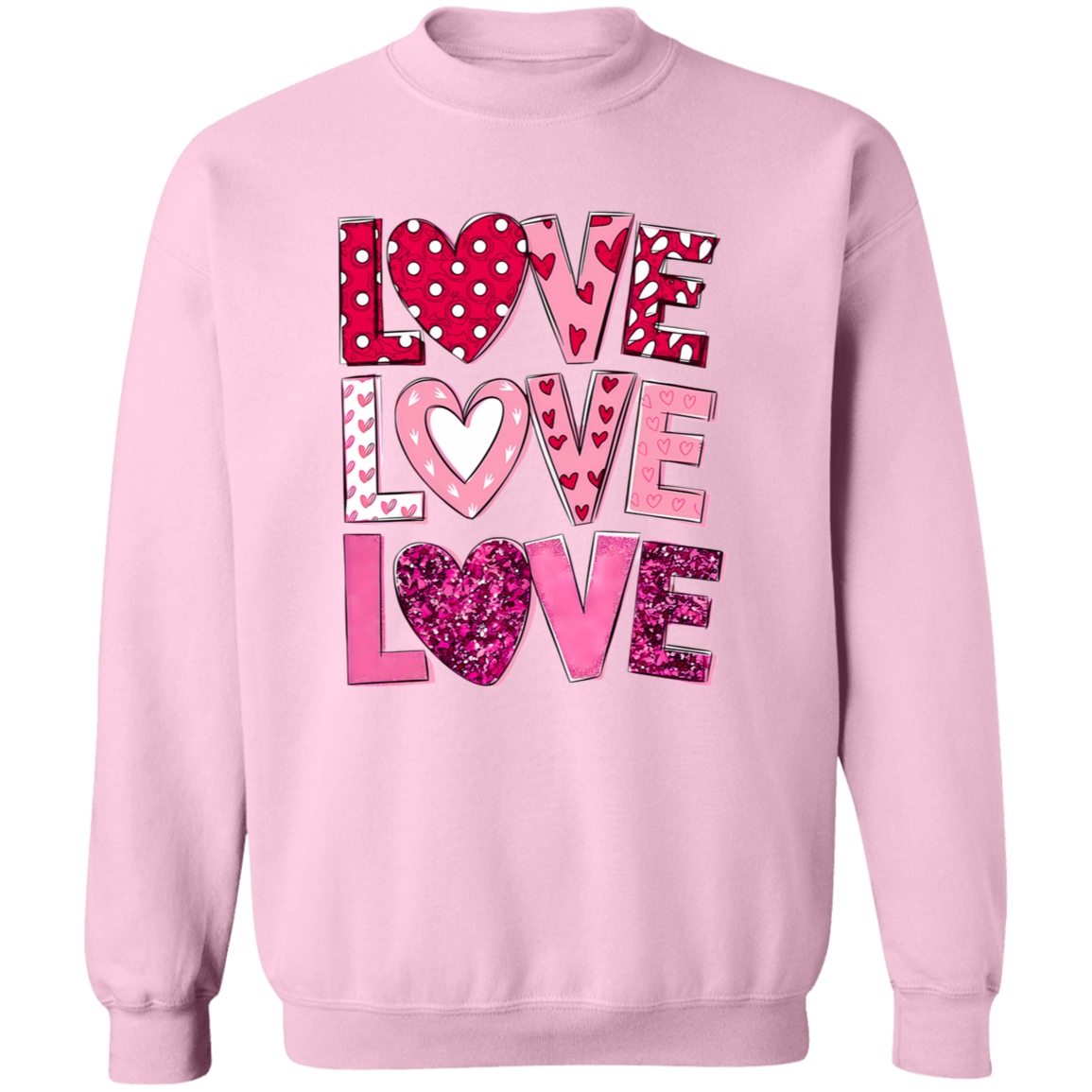 Valentine Season "LOVE" Pullover Sweatshirt for your Valentine!