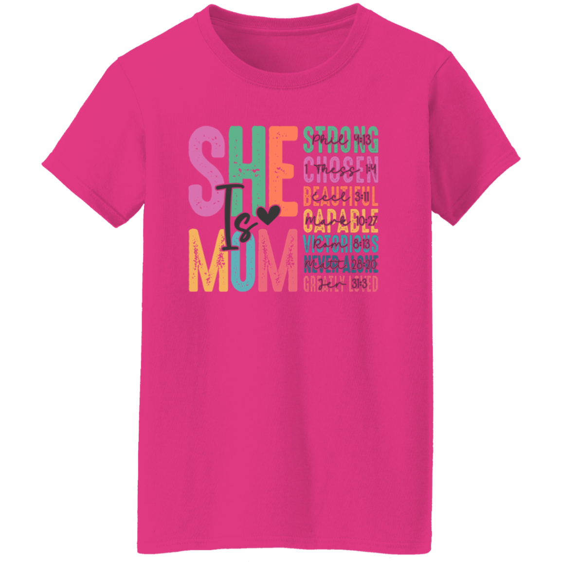 To Mom "You Are All of These" Ladies" T-Shirt