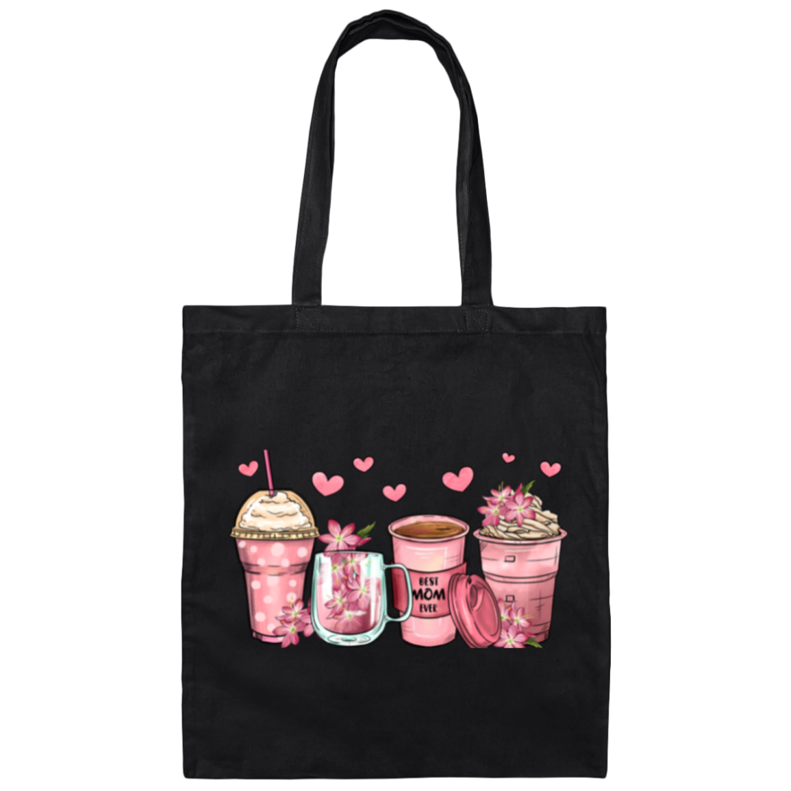"Best Mom" Canvas Tote Bag