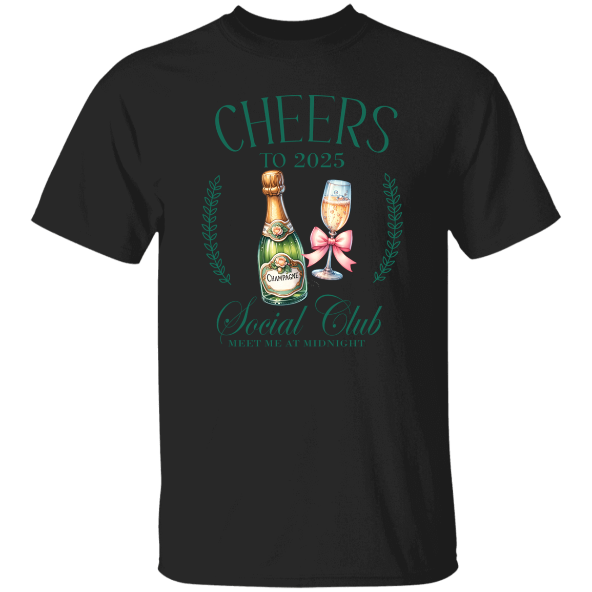 New Year "Cheers to 2025" Holiday Apparel!
