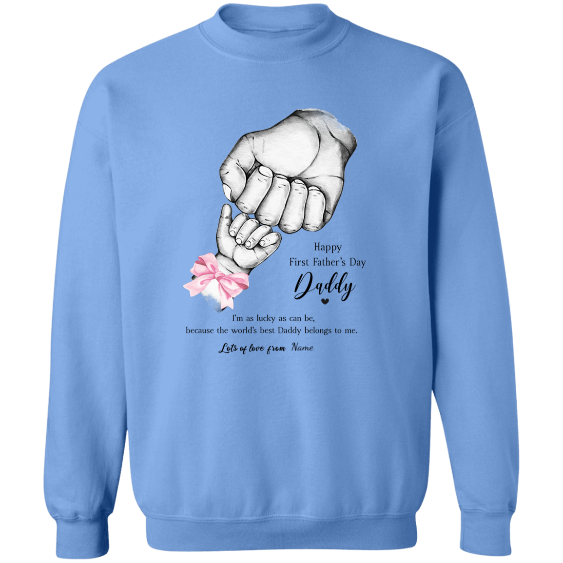 Personalized Daddy's First Father's Day Apparel