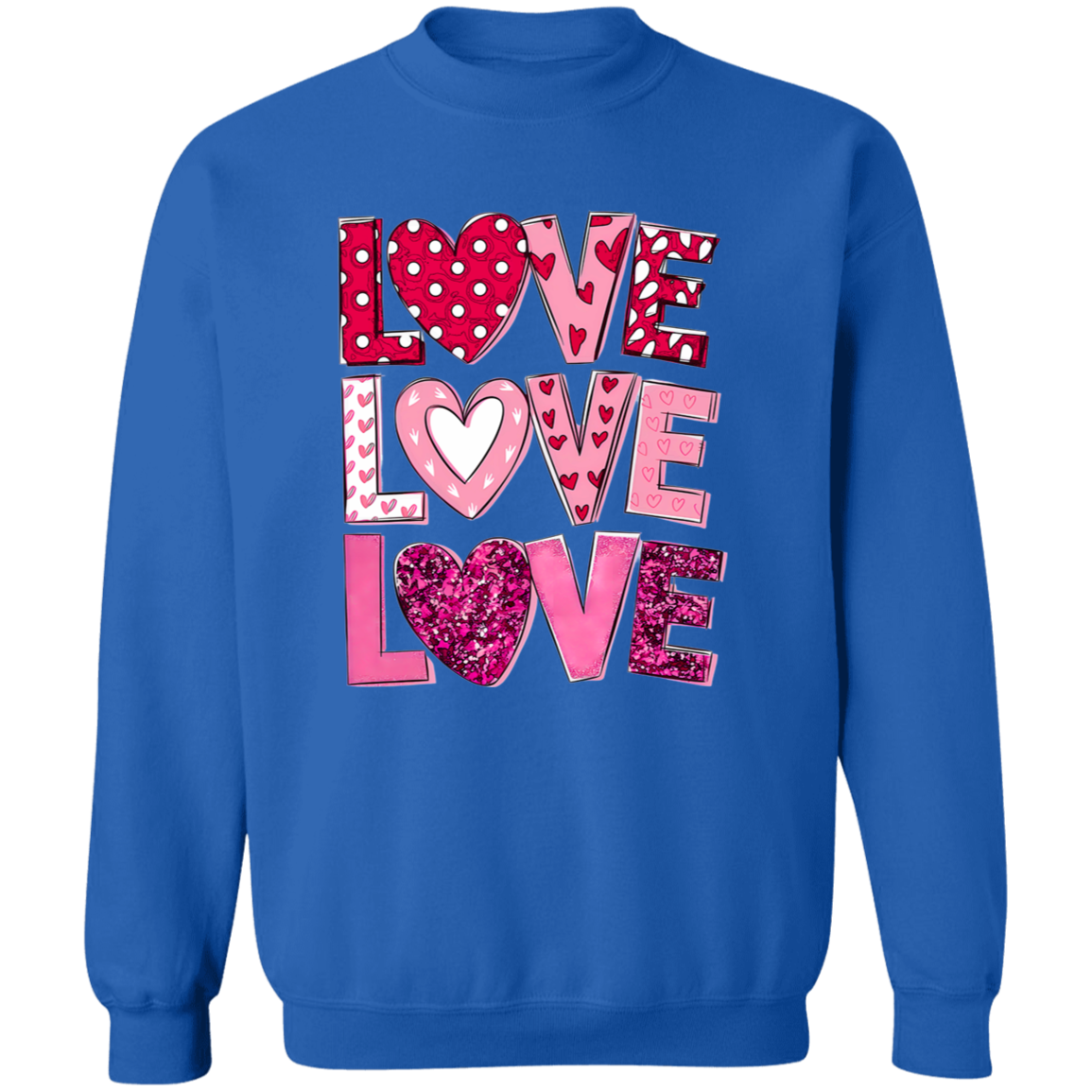 Valentine Season "LOVE" Pullover Sweatshirt for your Valentine!