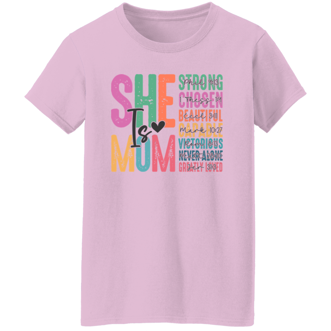 To Mom "You Are All of These" Ladies" T-Shirt