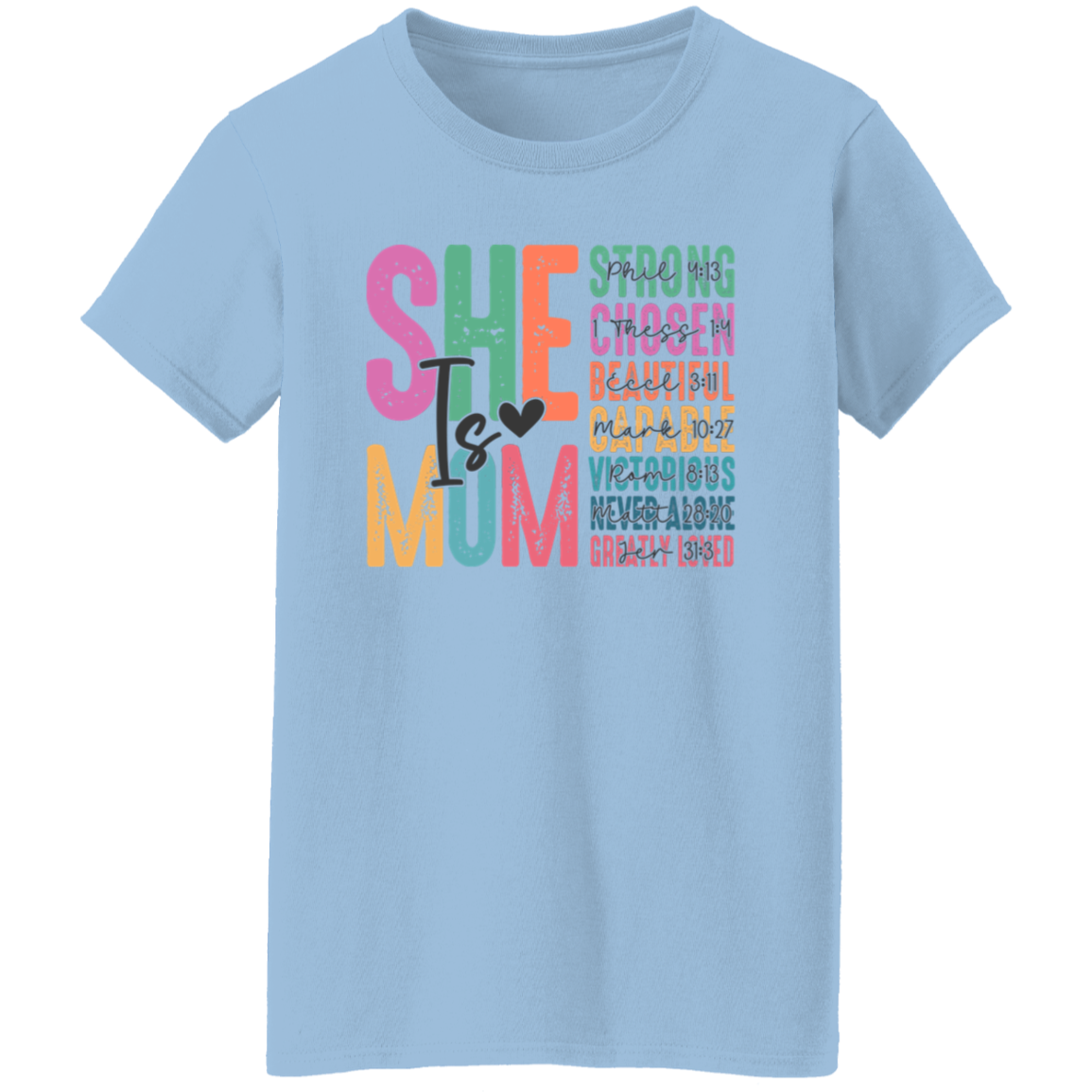 To Mom "You Are All of These" Ladies" T-Shirt