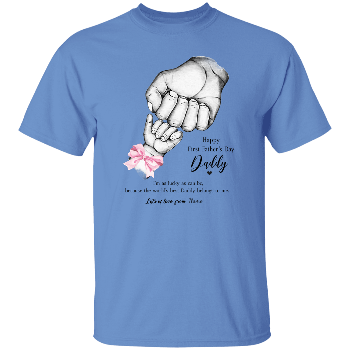 Personalized Daddy's First Father's Day Apparel