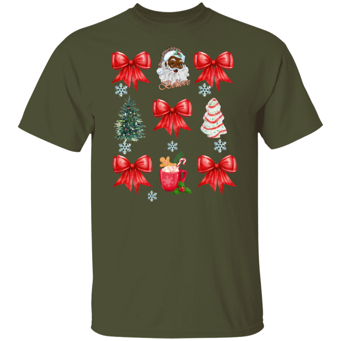 Christmas Santa Croquette T-Shirt