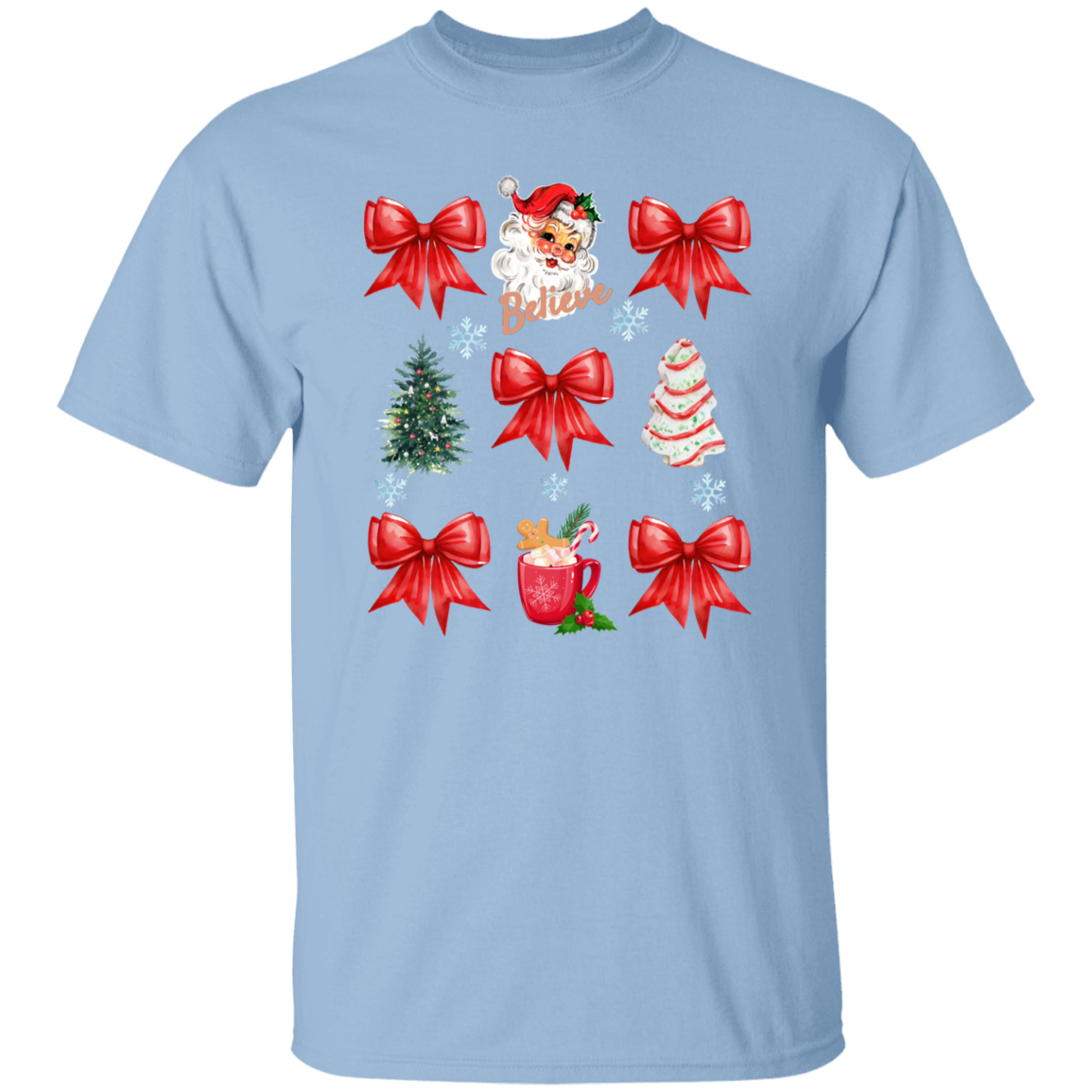 Christmas Santa Coquette Holiday T-Shirt