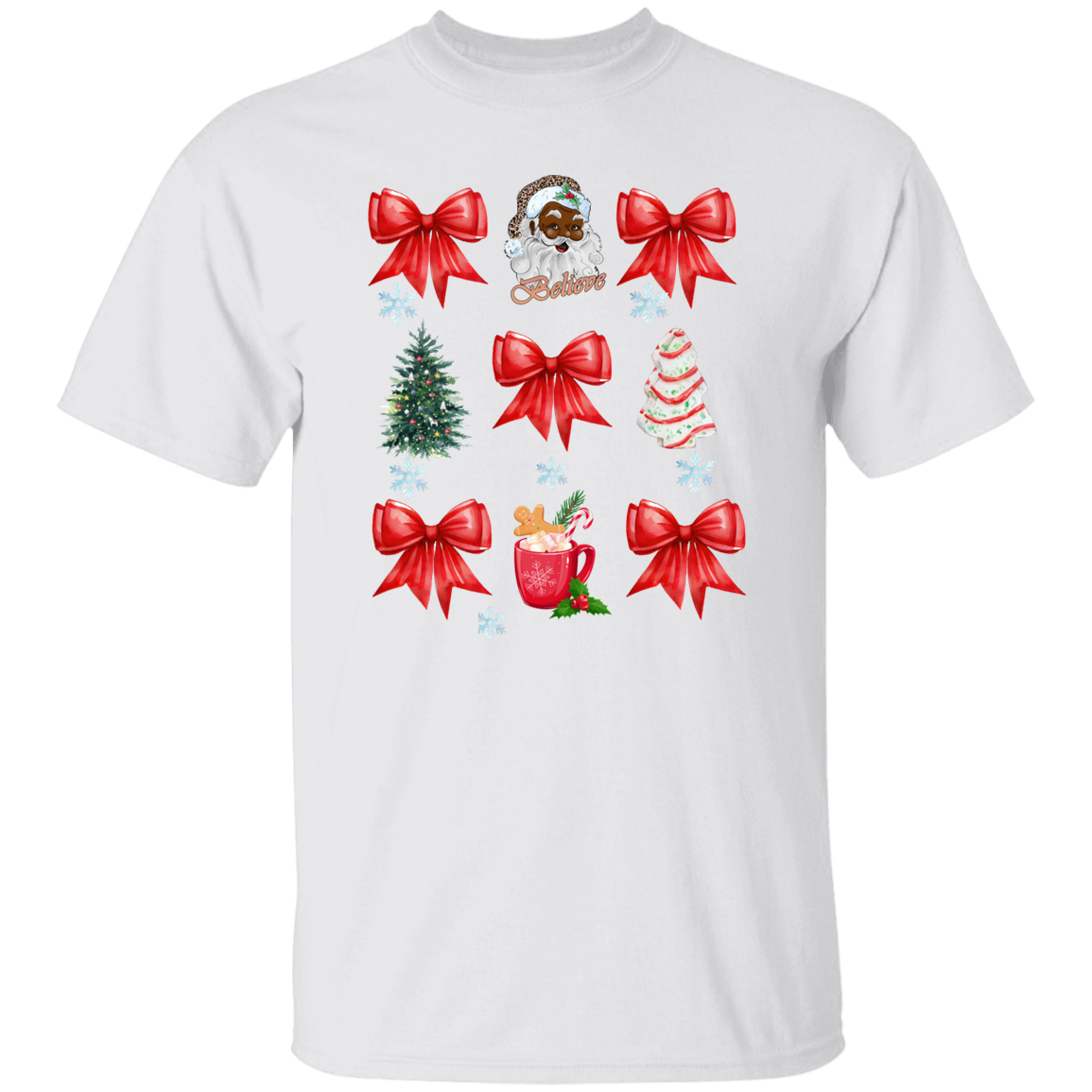 Coquette Bow Sweatshirt, Cute Red Ribbon Santa Sweatshirt!