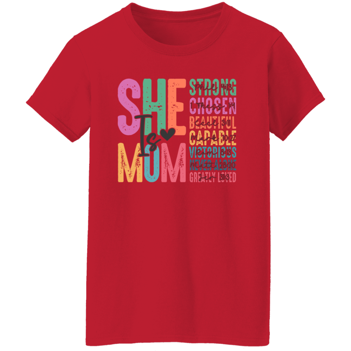 To Mom "You Are All of These" Ladies" T-Shirt