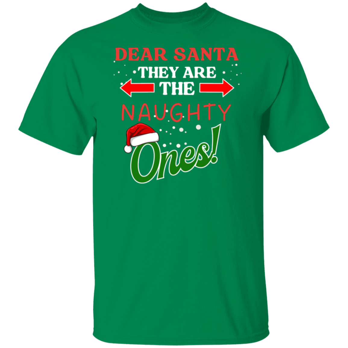 Funny Christmas "Naughty Ones" T-Shirt