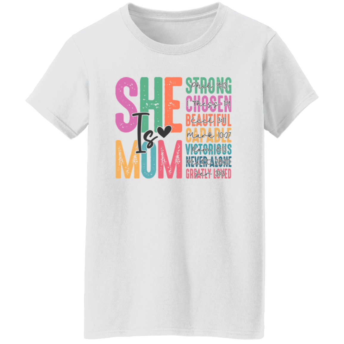 To Mom "You Are All of These" Ladies" T-Shirt
