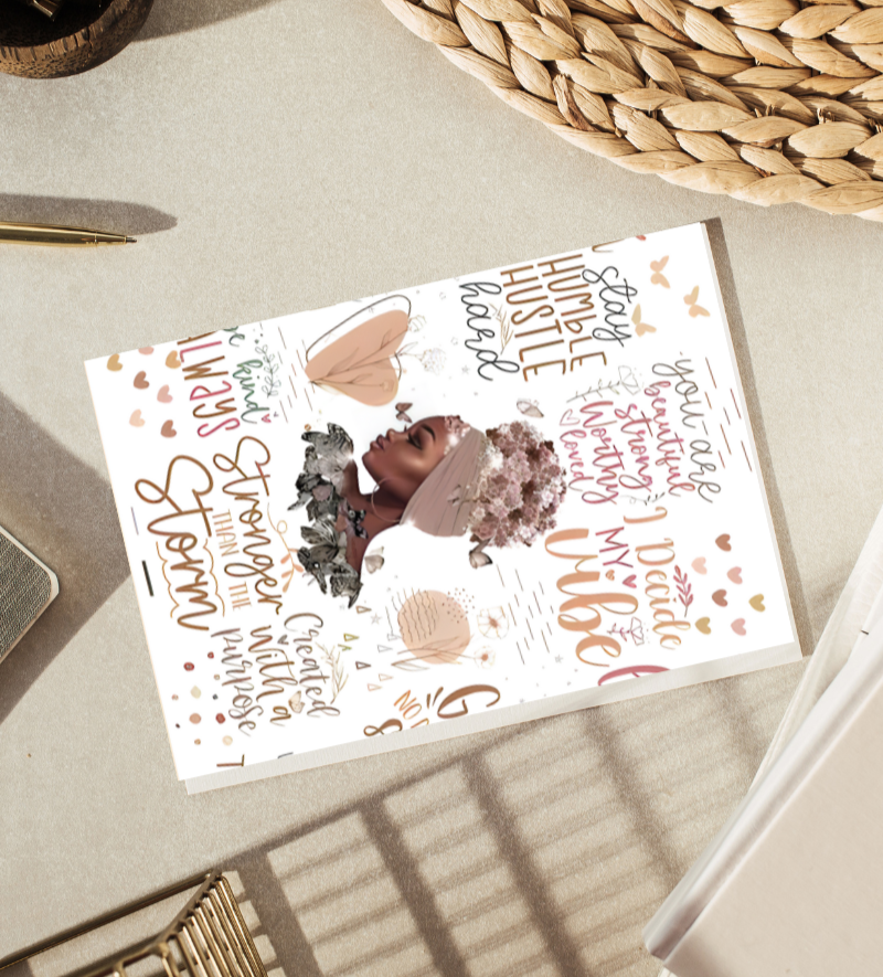 Affirmation Hard Cover, Journal, Coworker Gift, Mentor Gift, Christmas Gift Journal - Ruled Line