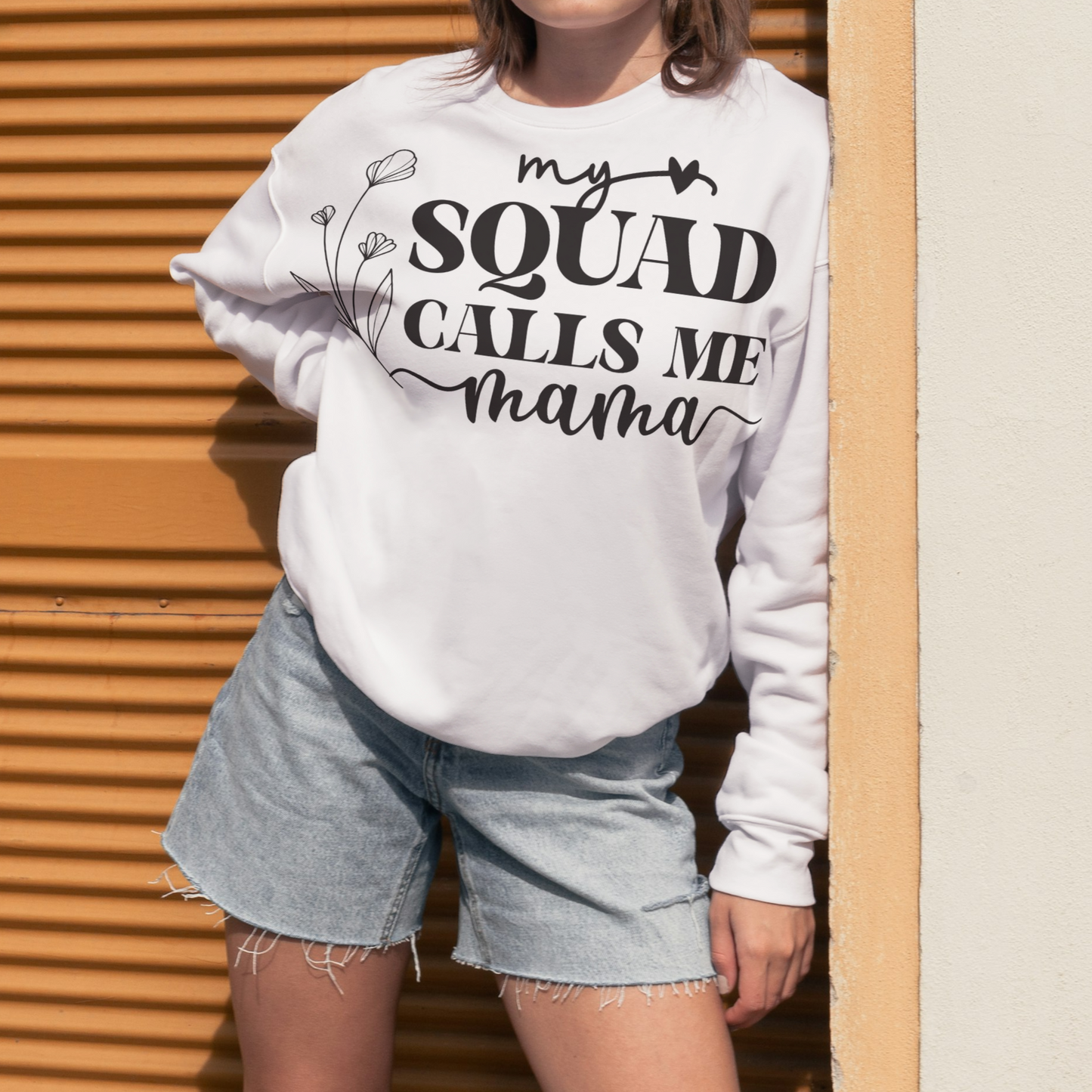 To Mom "Your Squad" Pullover Sweatshirt