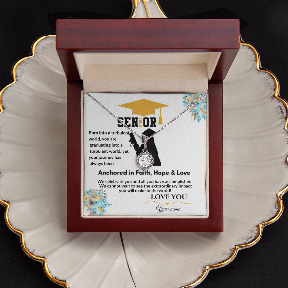 To the Graduate "Anchored in Faith" Eternal Hope Necklace
