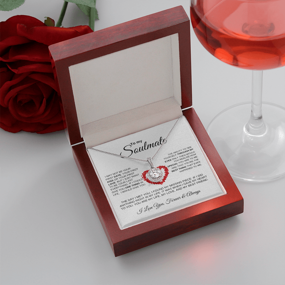 To My Soulmate "My Missing Piece" Eternal Hope Necklace