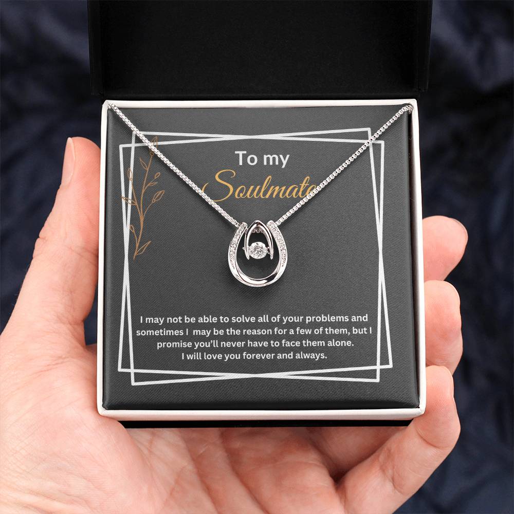 To My Soulmate "Promise" Lucky in Love Necklace