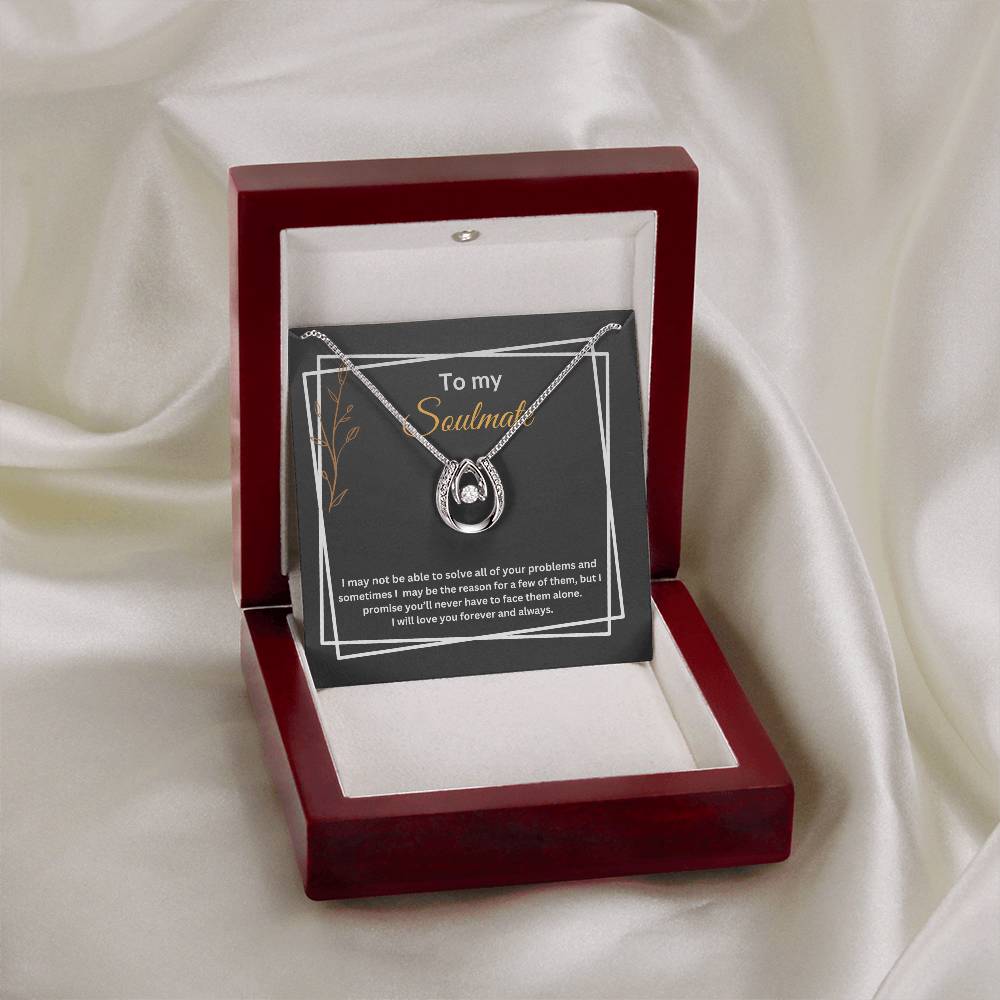 To My Soulmate "Promise" Lucky in Love Necklace