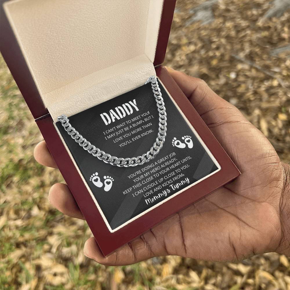 DADDY'S FIRST FATHERS DAY CUBAN LINK CHAIN