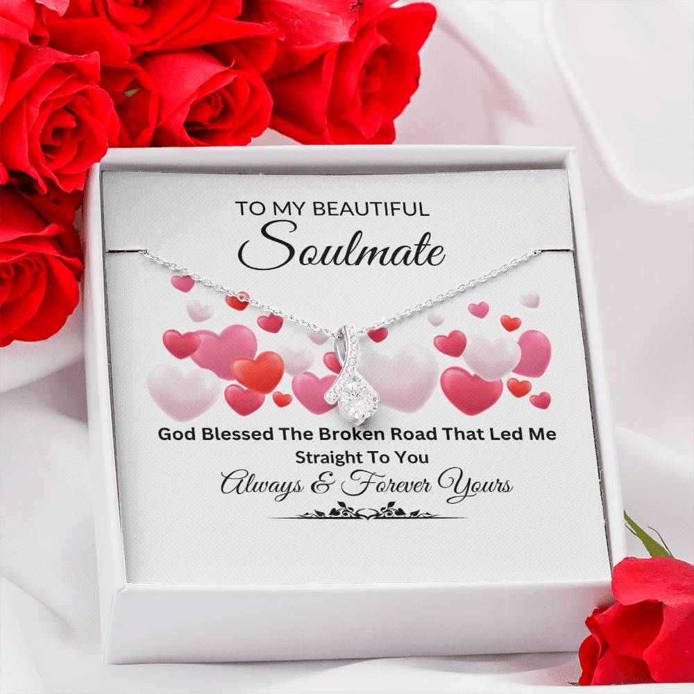 To My Beautiful Soulmate Alluring Beauty Necklace