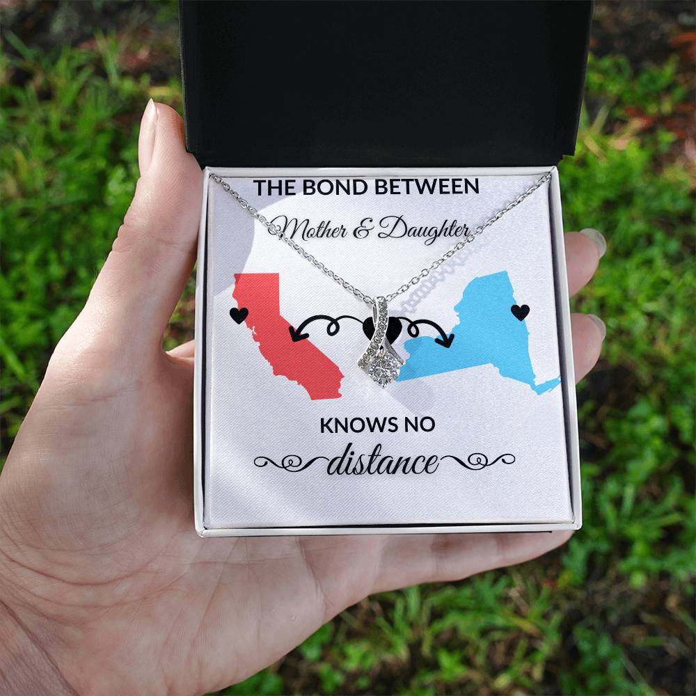 To My Beautiful Mom "The Bond" Alluring Beauty Necklace
