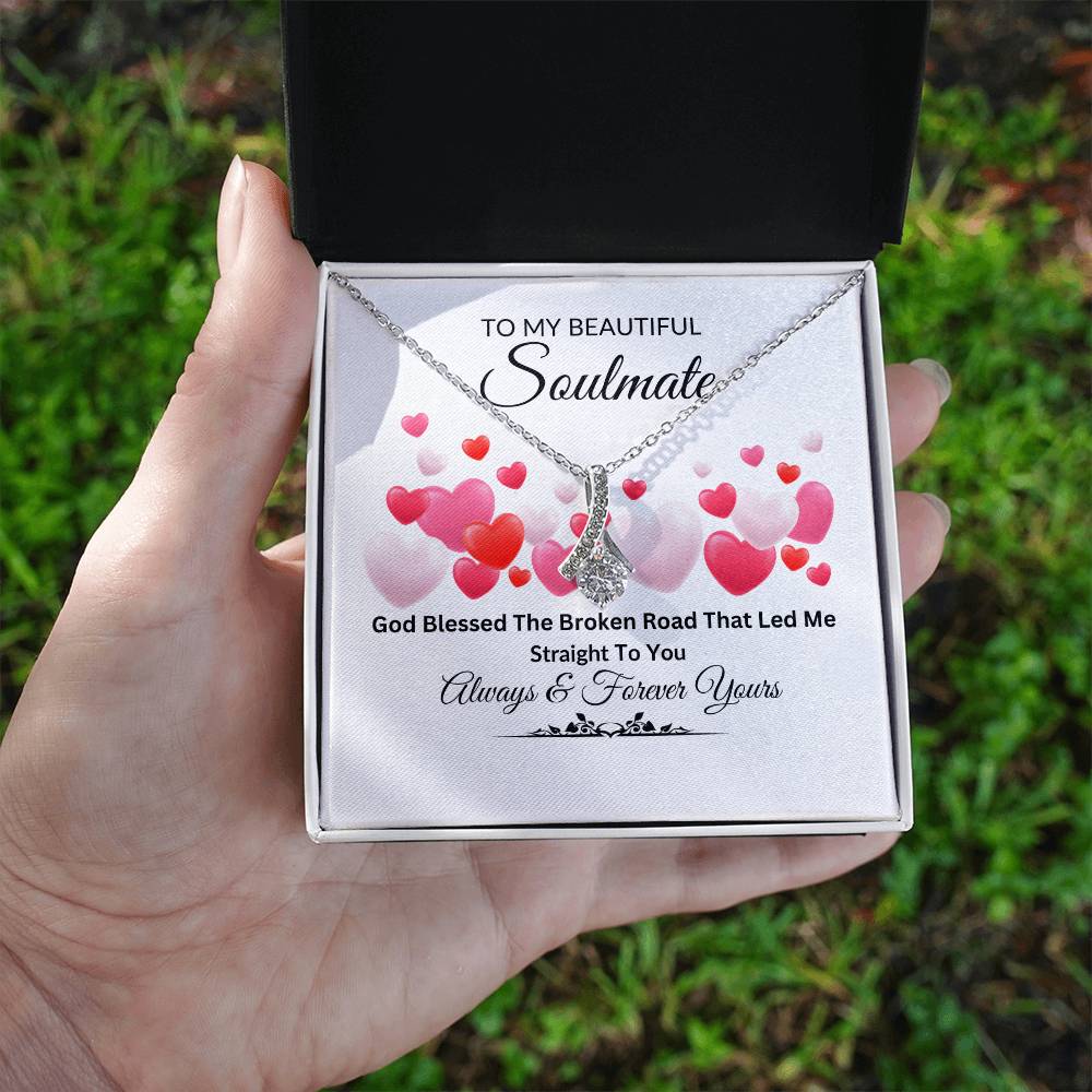 To My Beautiful Soulmate Alluring Beauty Necklace