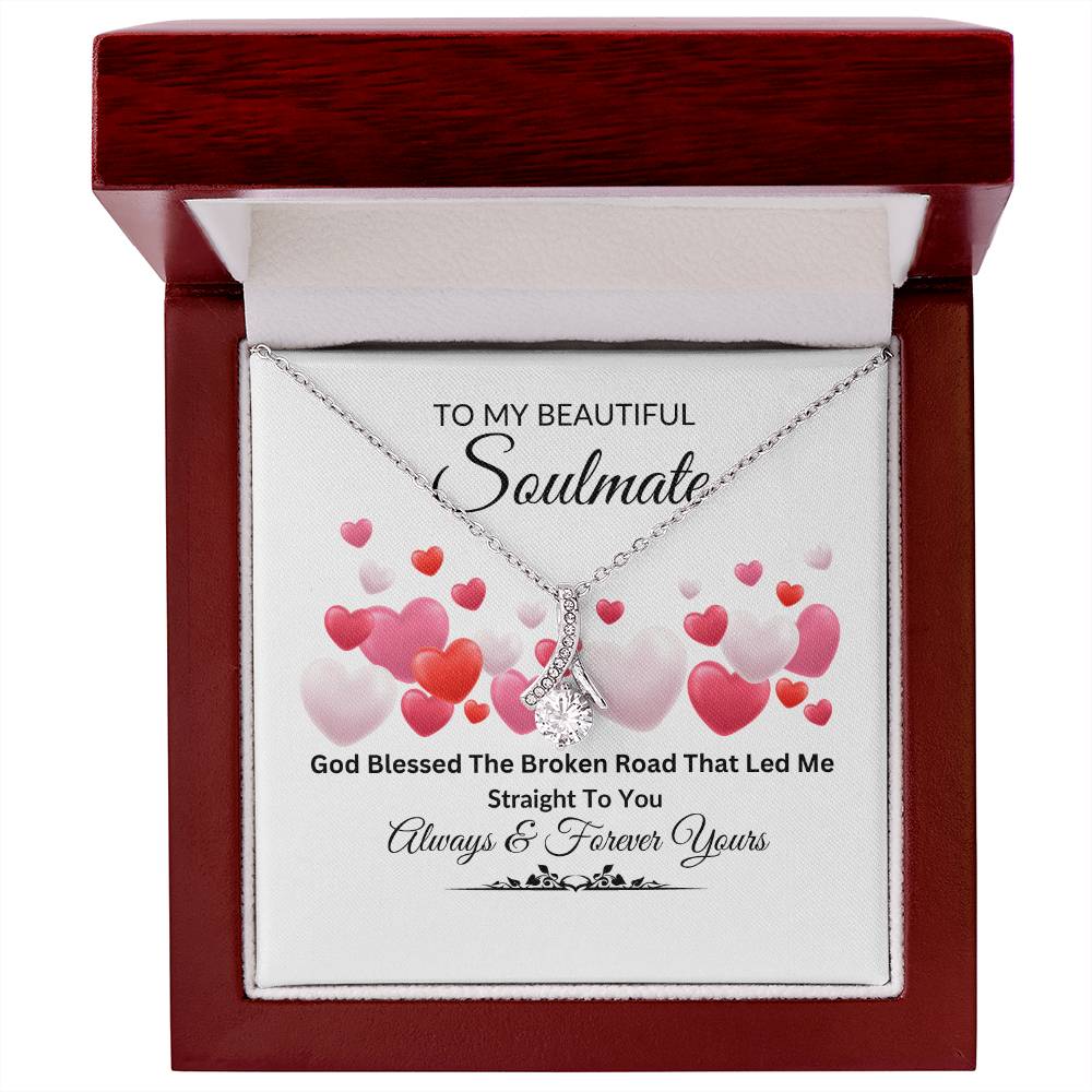 To My Beautiful Soulmate Alluring Beauty Necklace