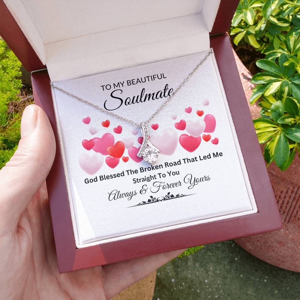 To My Beautiful Soulmate Alluring Beauty Necklace