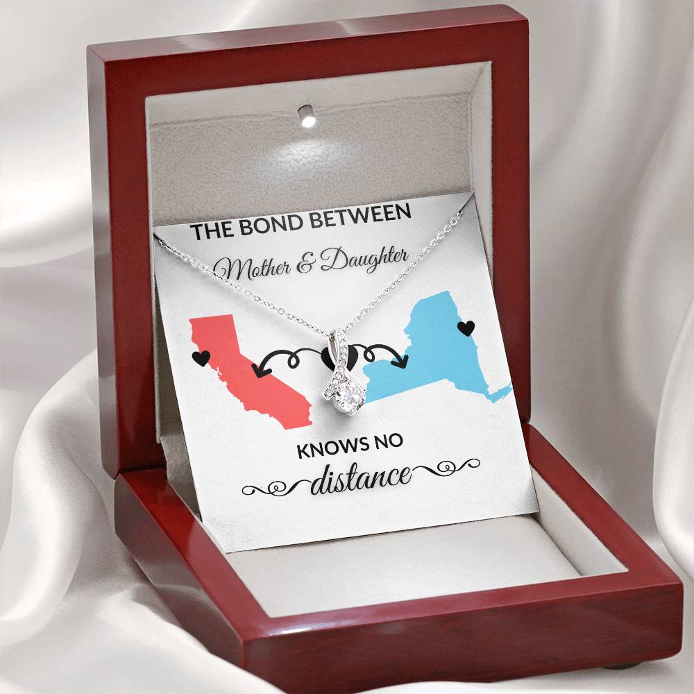 To My Beautiful Mom "The Bond" Alluring Beauty Necklace