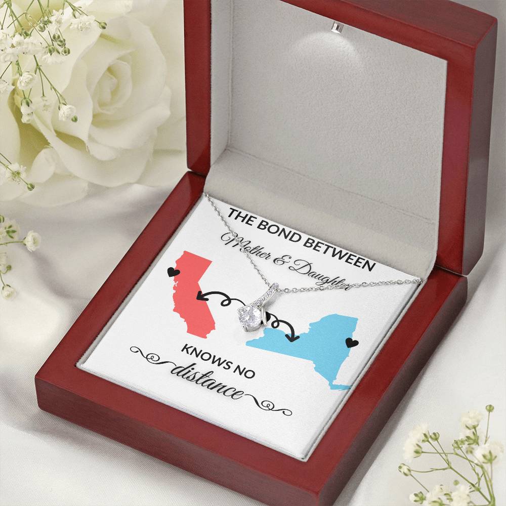 To My Beautiful Mom "The Bond" Alluring Beauty Necklace