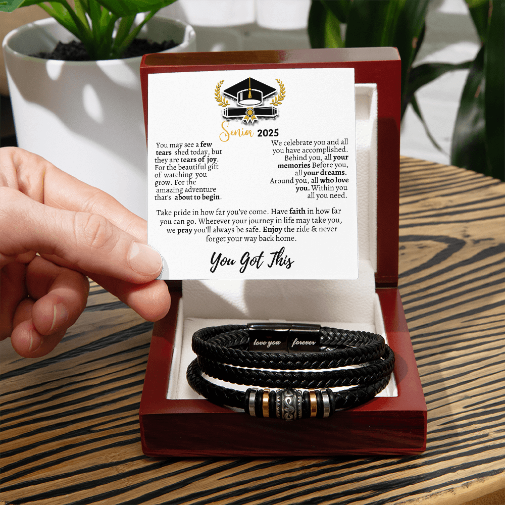 Graduation gift, Graduation jewelry, Class of 2025 Love You Forever Bracelet