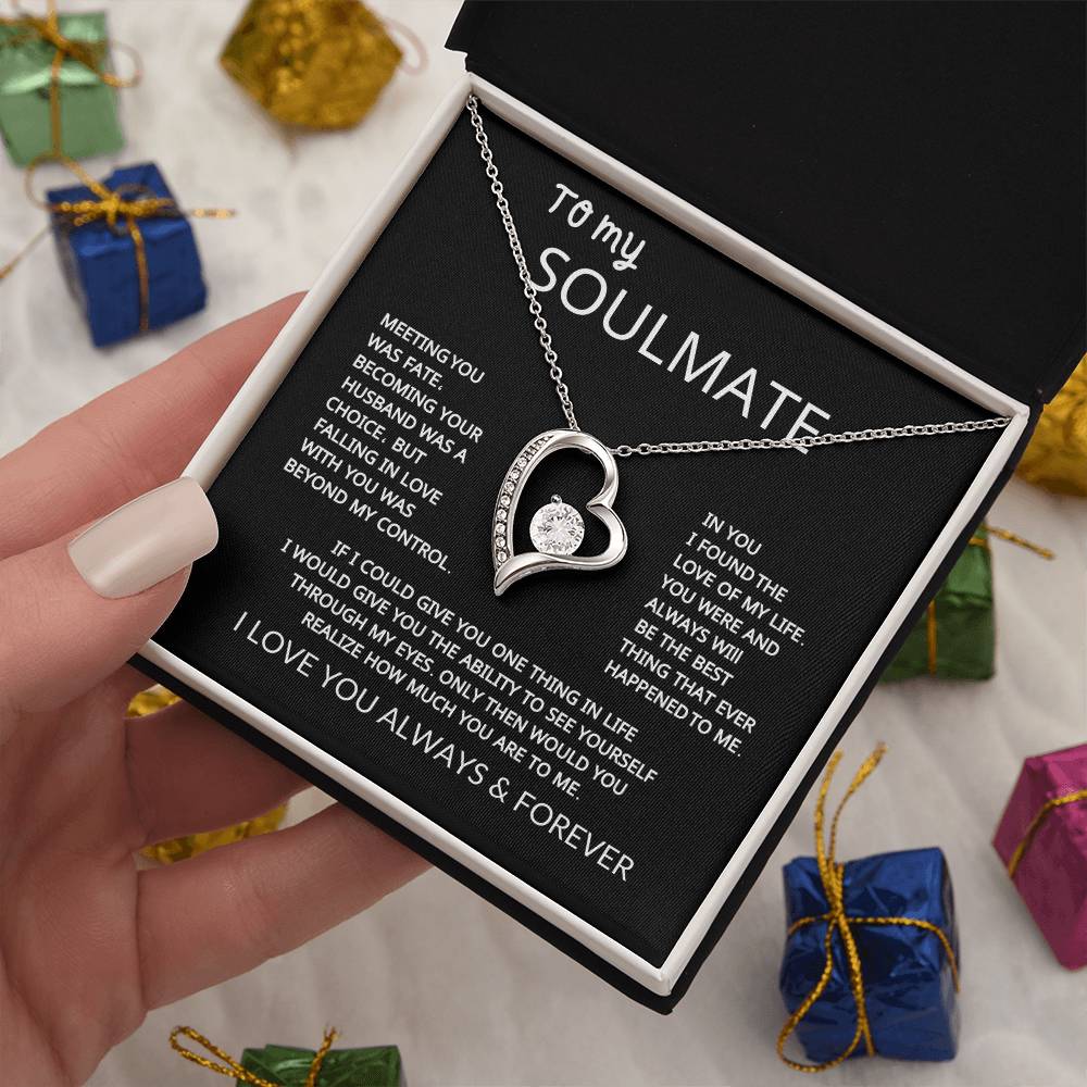 To My Wife "Always & Forever" Forever Love Necklace | Anniversary | Birthday| Mother's Day