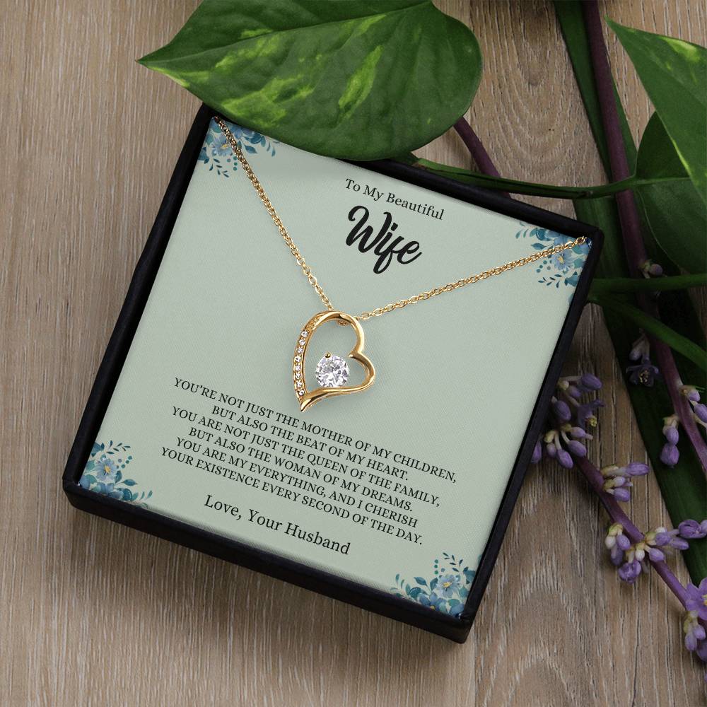 To My Wife "You Are My Everything" Forever Love Necklace