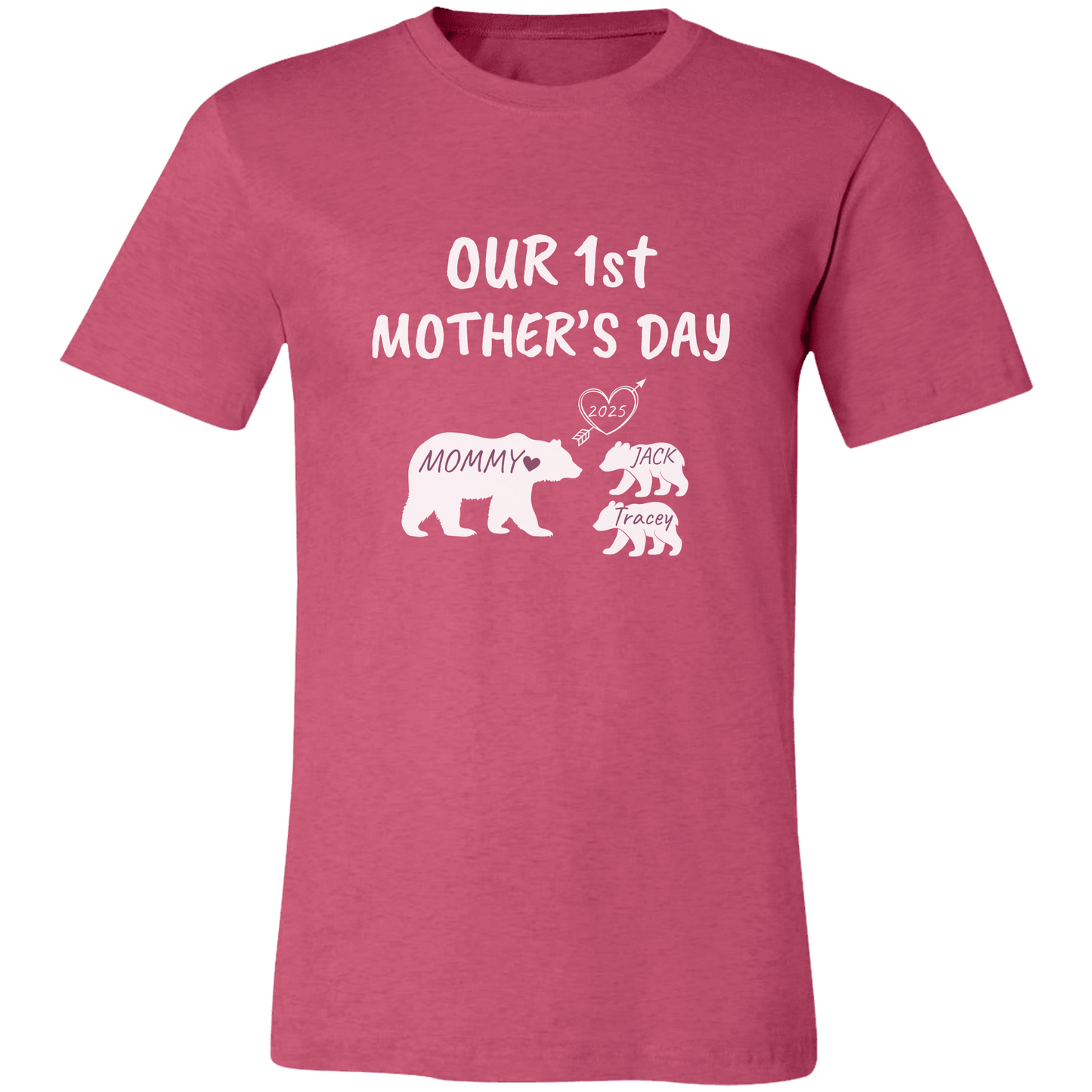 Our 1st Mother's Day Shirt, Custom With Names