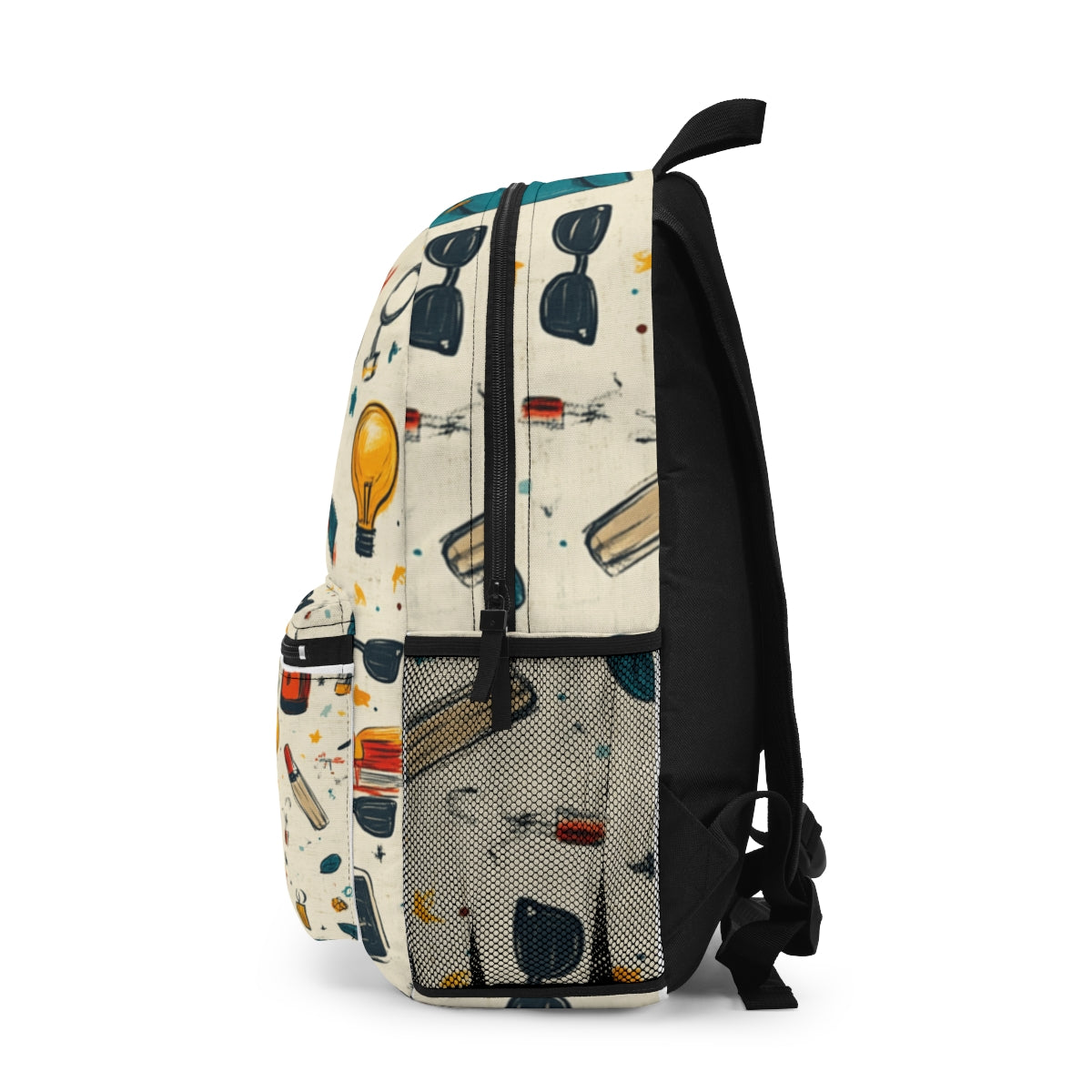 Personalized Back to School Kids playful collage | Lunch Bag