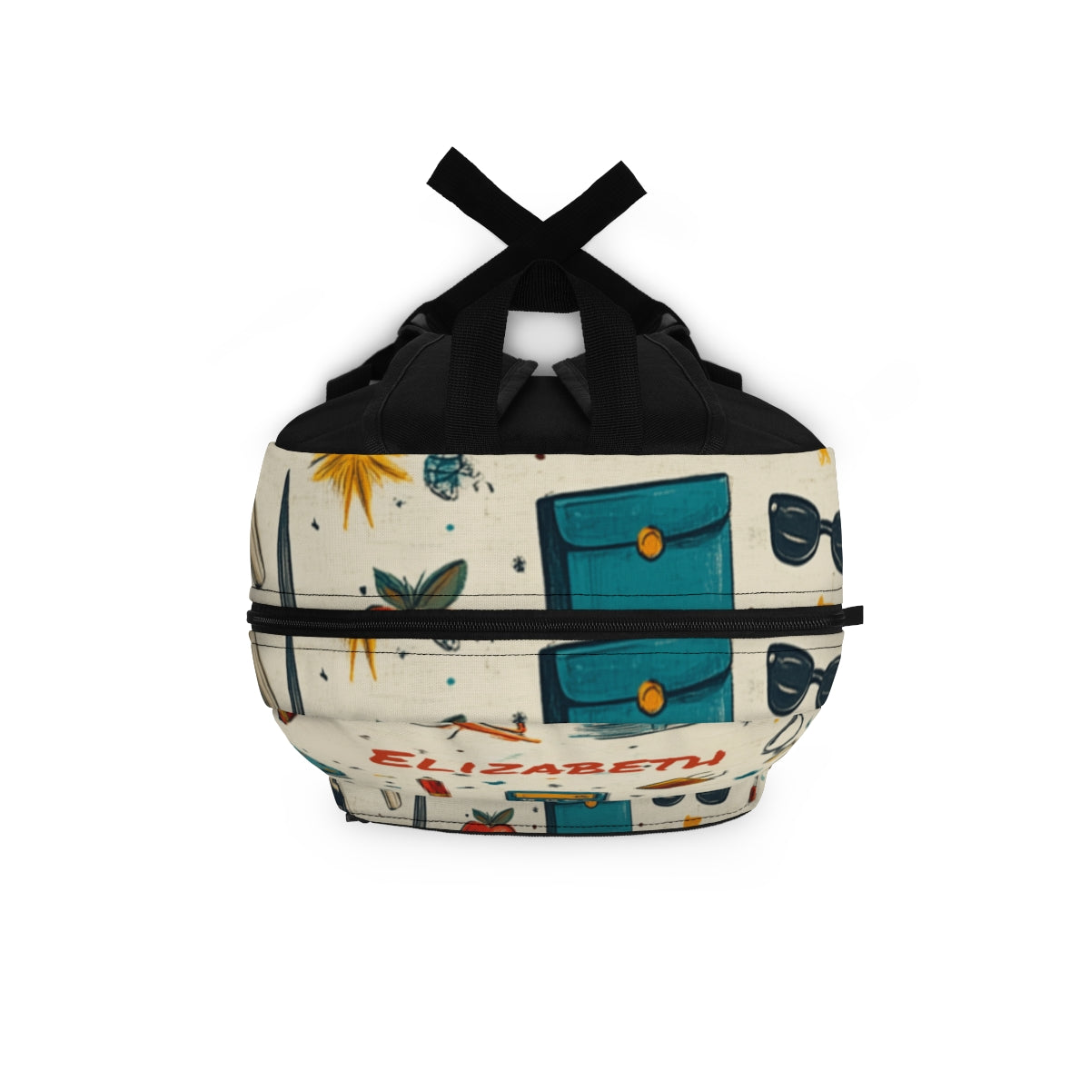 Personalized Back to School Kids playful collage | Lunch Bag
