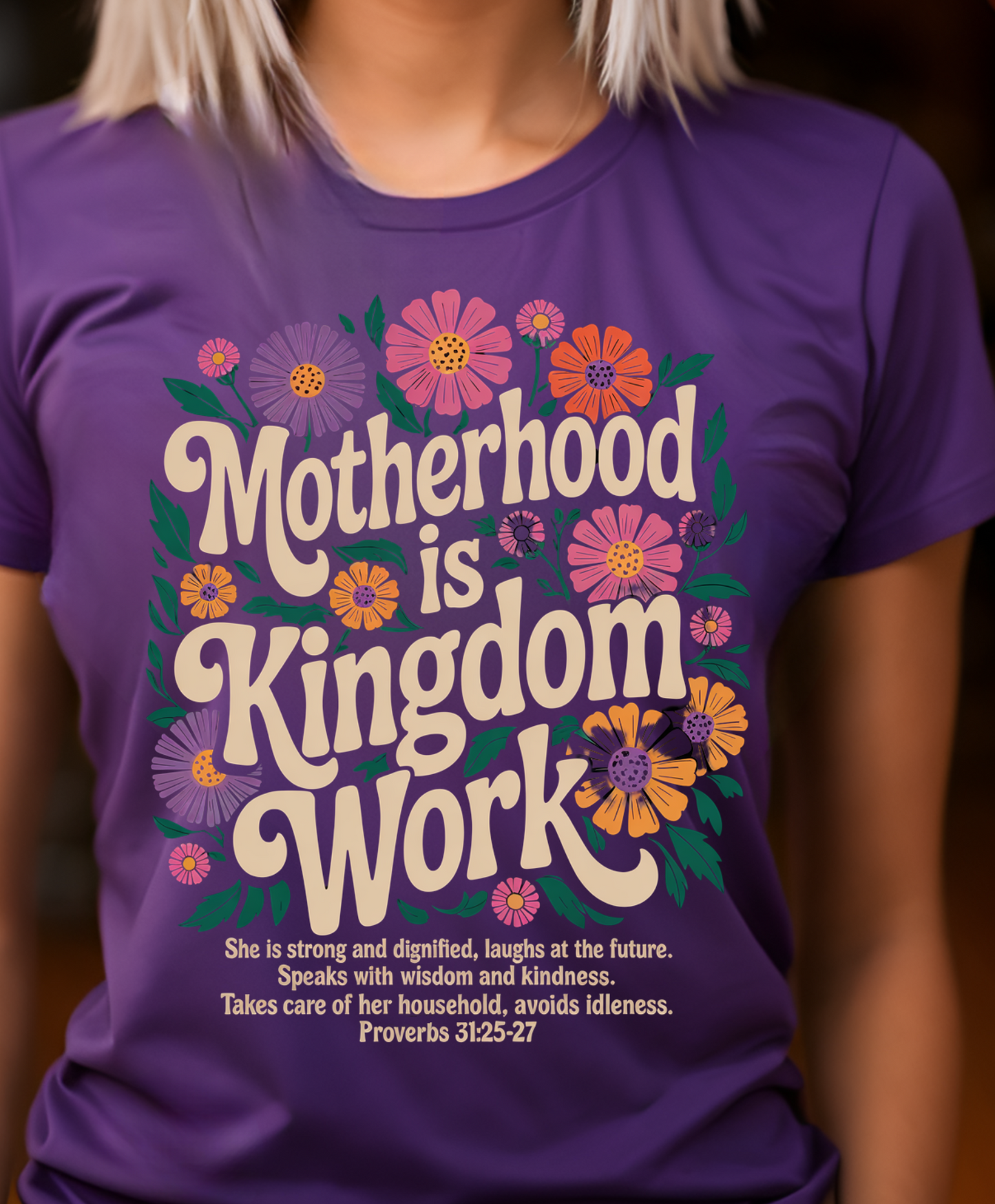 Retro Inspired Mother's Day T-Shirt "Motherhood"