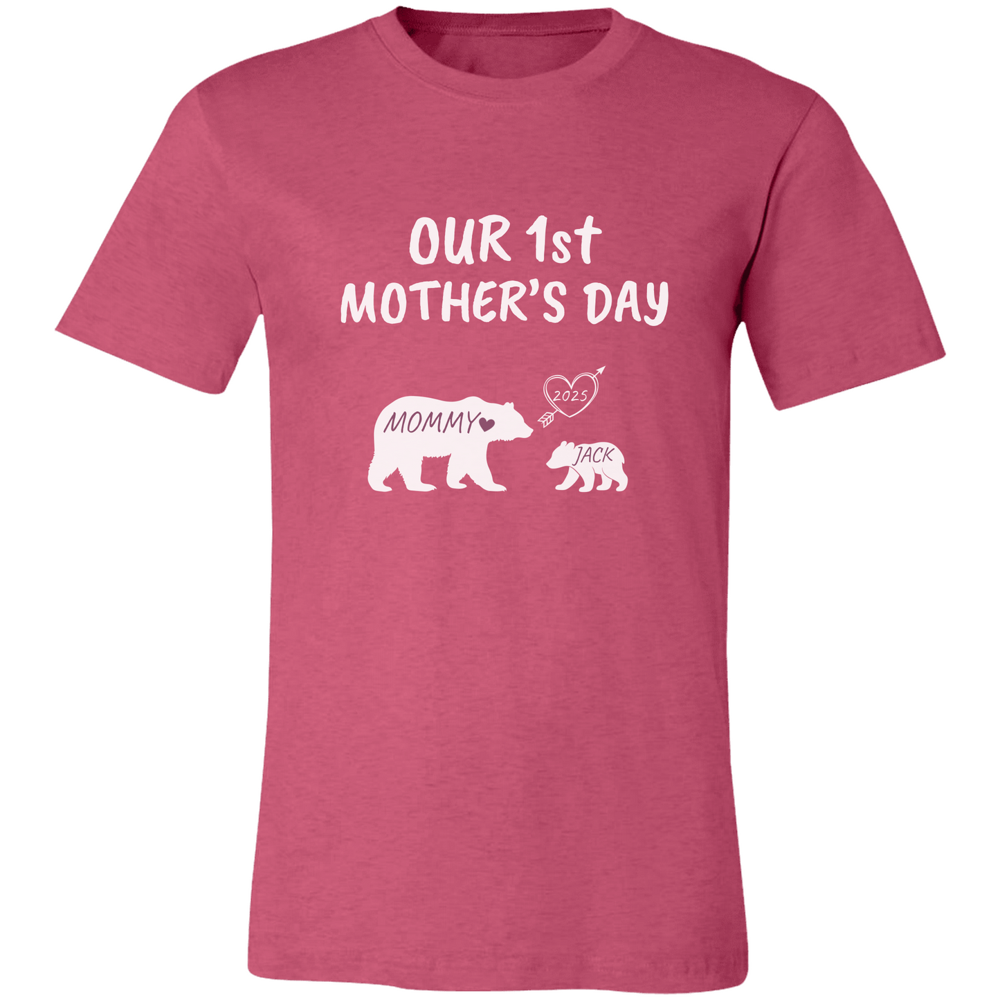 Our 1st Mother's Day Shirt, Custom With Names