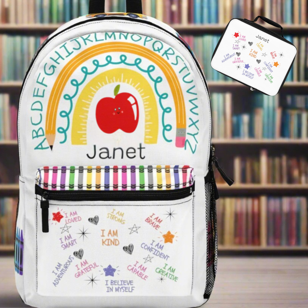 Personalized Kids School Backpack | Lunch Bag